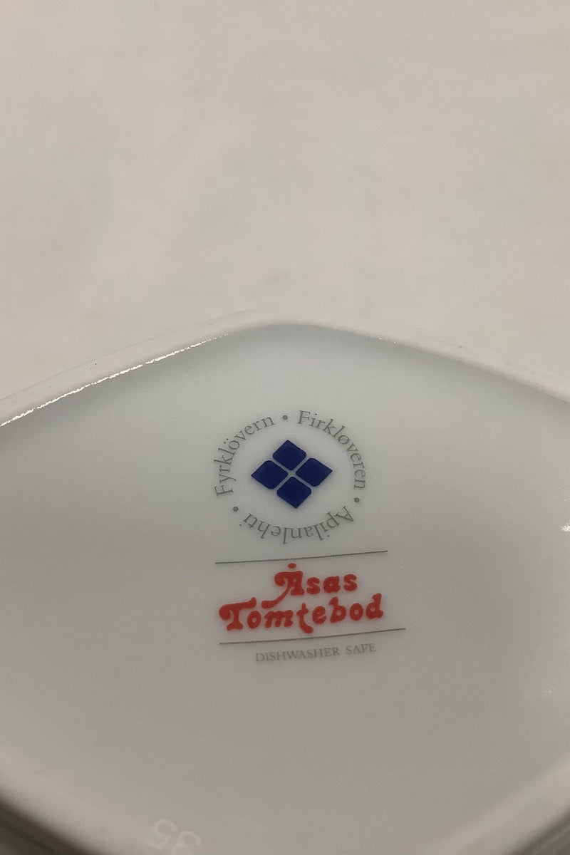 Åsas Tomtebod Stel Firkløveren Oval skål