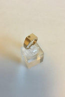 Bernhard Hertz 14 K Gold Ring with litle brilliant-cut diamond