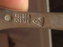 Bindesboel Silver Serving spoon from Holger Kysters Silversmithy in a boks