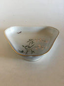 Bing & Grøndahl Art Nouveau trekantet skål med summerfugl