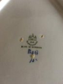 Bing & Grøndahl Blåmalet Musselmalet Riflet Trekantet Kagefad