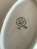 Bing & Grondahl Blue Traditional Blue Fluted Tea Bag Tray No 334