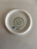 Bing & Grondahl Blue Painted Blue Fluted Triangle Cake Dish No 354