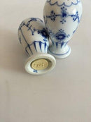 Bing und Grondahl Blau bemalte Musselmalet Salz- und Pfefferset