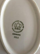 ビング＆グロンダール エンパイア レースエッジ オーバル サービングディッシュ No 315.6