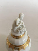 Bing Grondahl Hans Tegner盖子上的花瓶，带动物图案，编号3172/1161