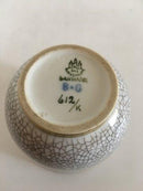 Bing & Grøndahl Krakele Vase med guld insignia No 612/K