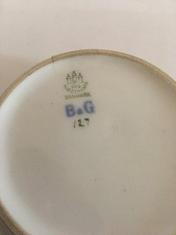 Bing & Grøndahl Lågskål med Bådmotiv No. 127