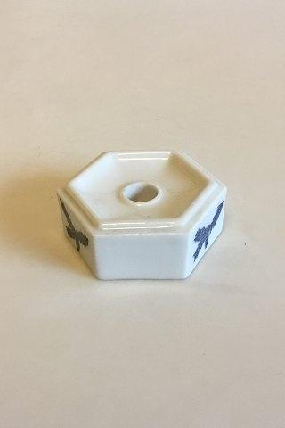 Bing & Grøndahl Sekskantet lysestage/Kertestage med grangren