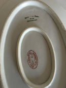 Bing & Grondahl Schmetterling mit Gold Ovale Schale