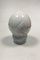 Bing和Grondahl的新艺术风格灯架，有3只天鹅。