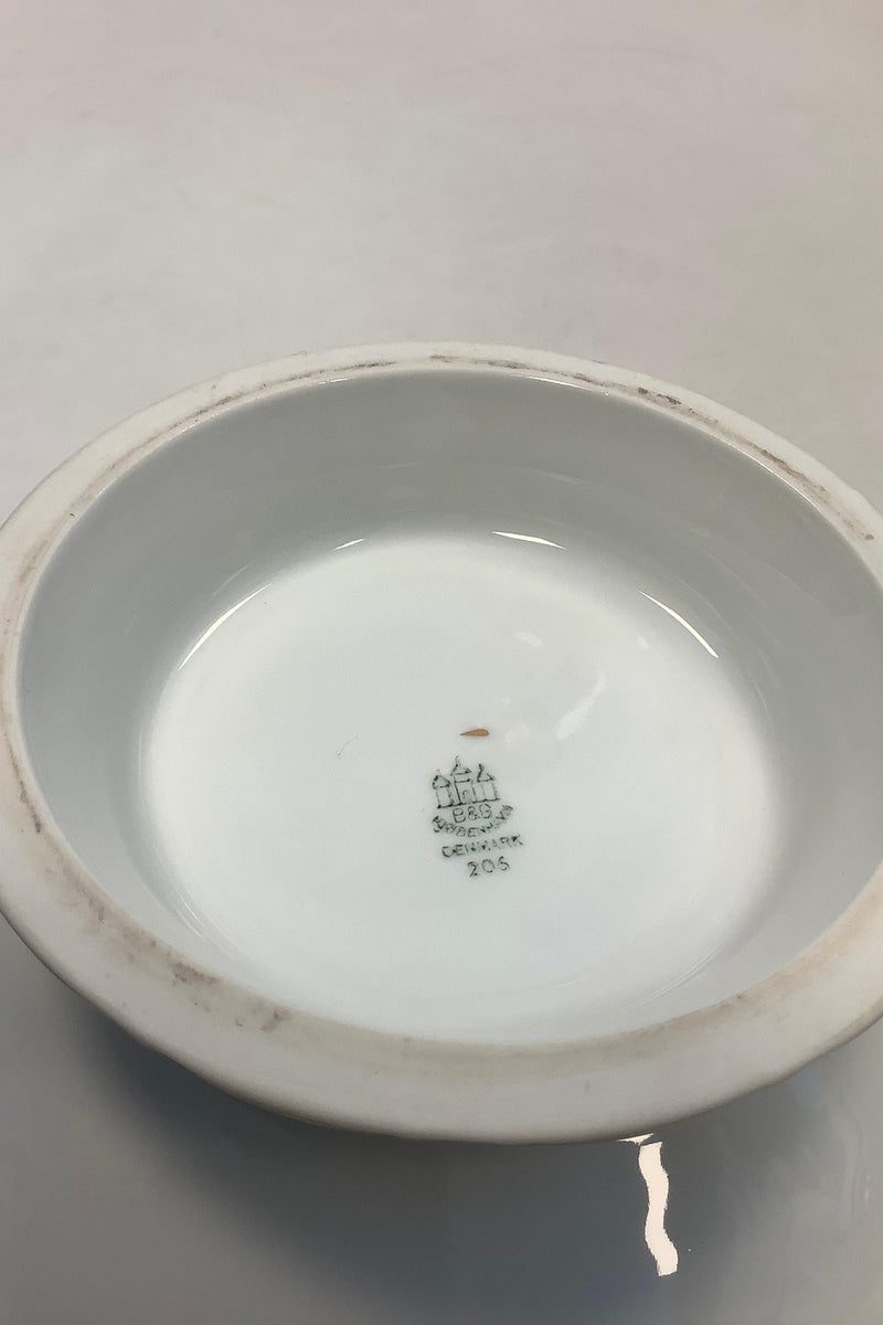 Bing og Grøndahl Klitrose Kagefad på Fod No 205