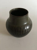 Bing und Grondahl Steingutvase von Valdemar Petersen Nr. 779