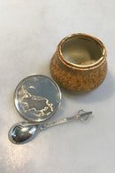 Bode Willumsen Hans Hansen Marmeladekrukke Sterling Sølv låg og ske