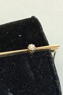 Brooch in 14K. Gold with Brilliant