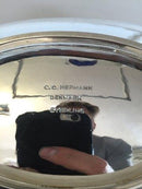 C C Hermann Modern Sterling Silver Dish with handle