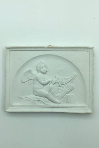 Bertel Thorvaldsen: Royal Copenhagen Porcelæn Biscuit Platte 