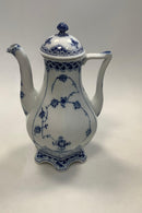 Royal Copenhagen Musselmalet Helblonde sekskantet Kaffekande No 128