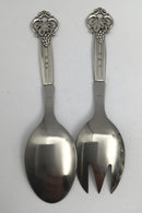 Cohr, Sølv / Stål "Drue" Salatsæt, Lille