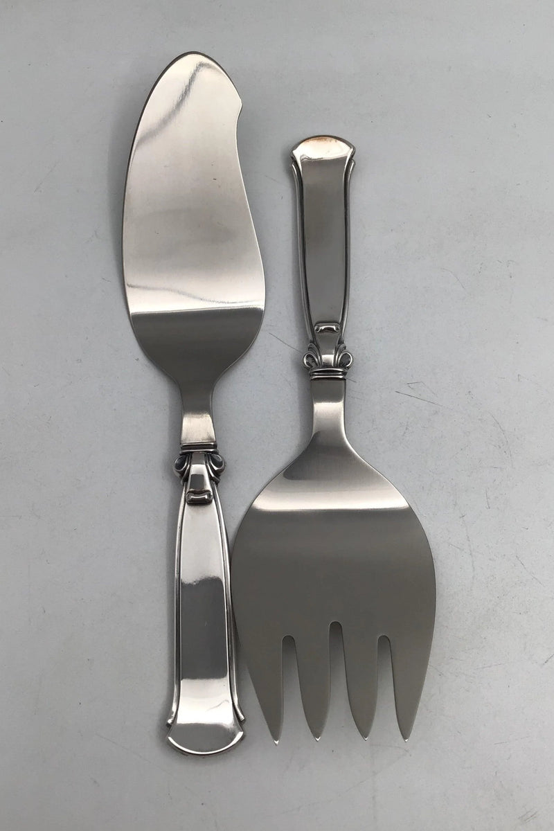 Cohr Sølv / Stål Fiskeserveringsbestik