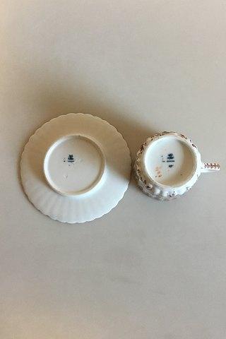 Copeland Porcelæn med guldkant Mokkakop med underkop