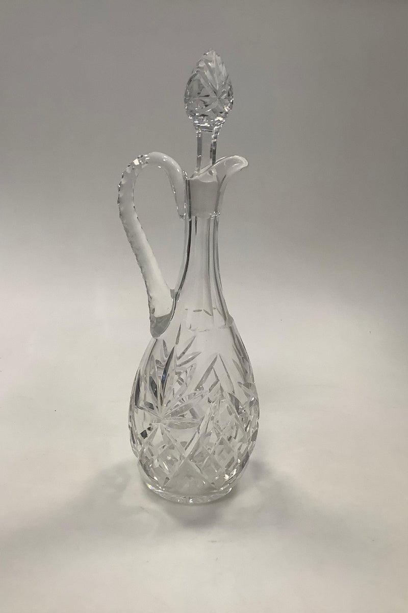 Dansk / Holmegaard Glas Karaffel med håndtag