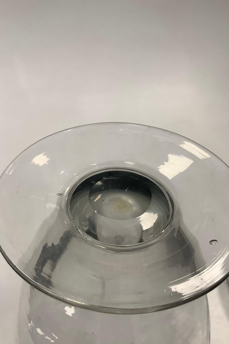 Dansk / Holmegaard Glas Karaffel med slibning