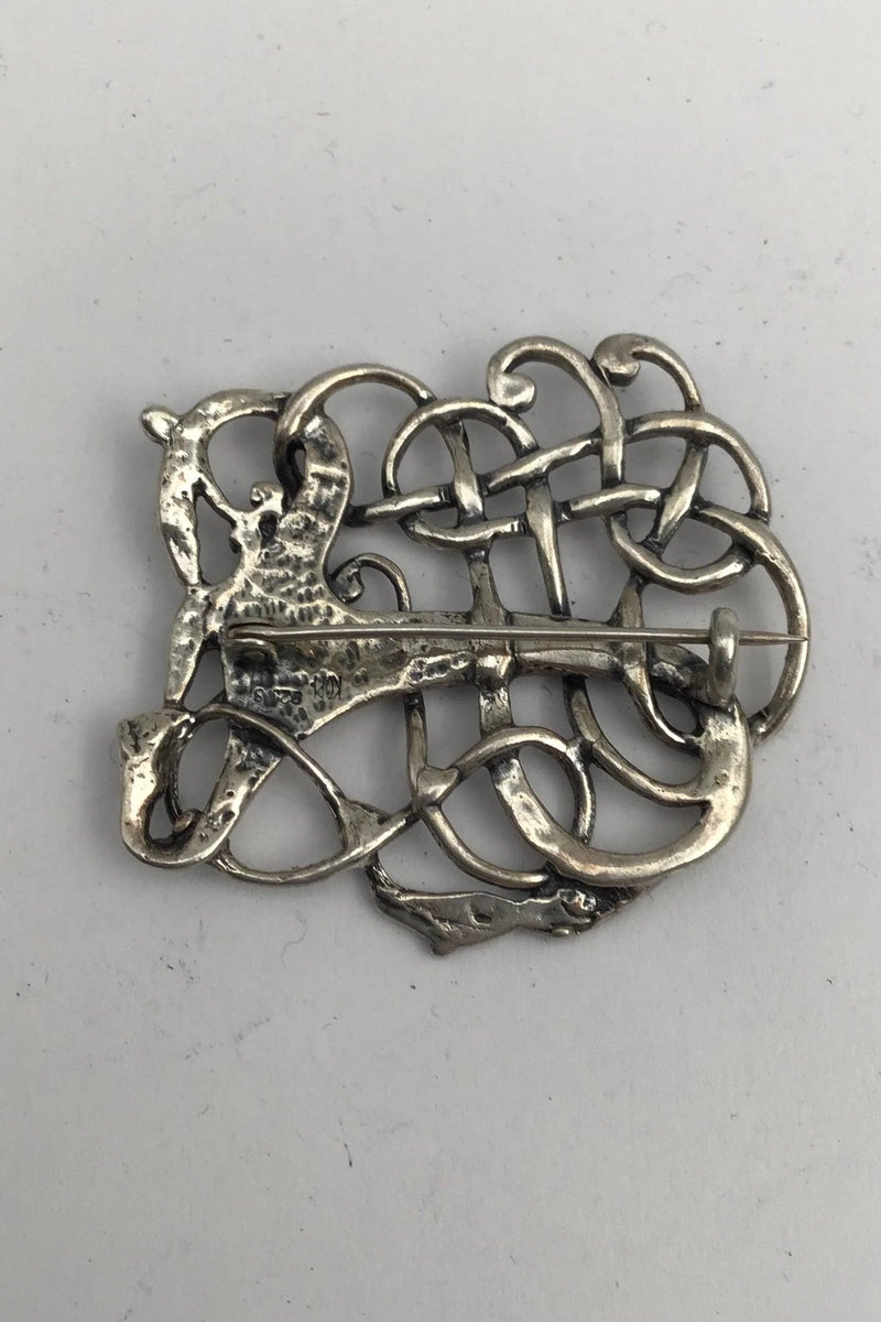 Dansk Museums kopi Viking Sterling Sølv Broche