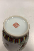 Kinesisk Orientalsk Vase i rød farve