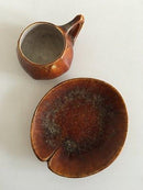 Emile Decoeur Kop og underkop. Formet som en årkandeblad