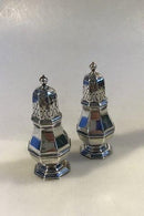 Engelsk Sterling Sølv Salt/Peber bøsser