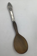 Evald Nielsen Silver No. 6 Serving spoon with horn