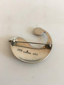 F.ヒンゲルベルグ スターリングシルバー＆エナメル ブローチ