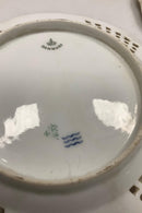 Royal Copenhagen Sächsische Blume durchbrochener Teller Nr. 1638