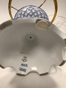 Royal Copenhagen Blau geriffelte große Lampe Nr. 379