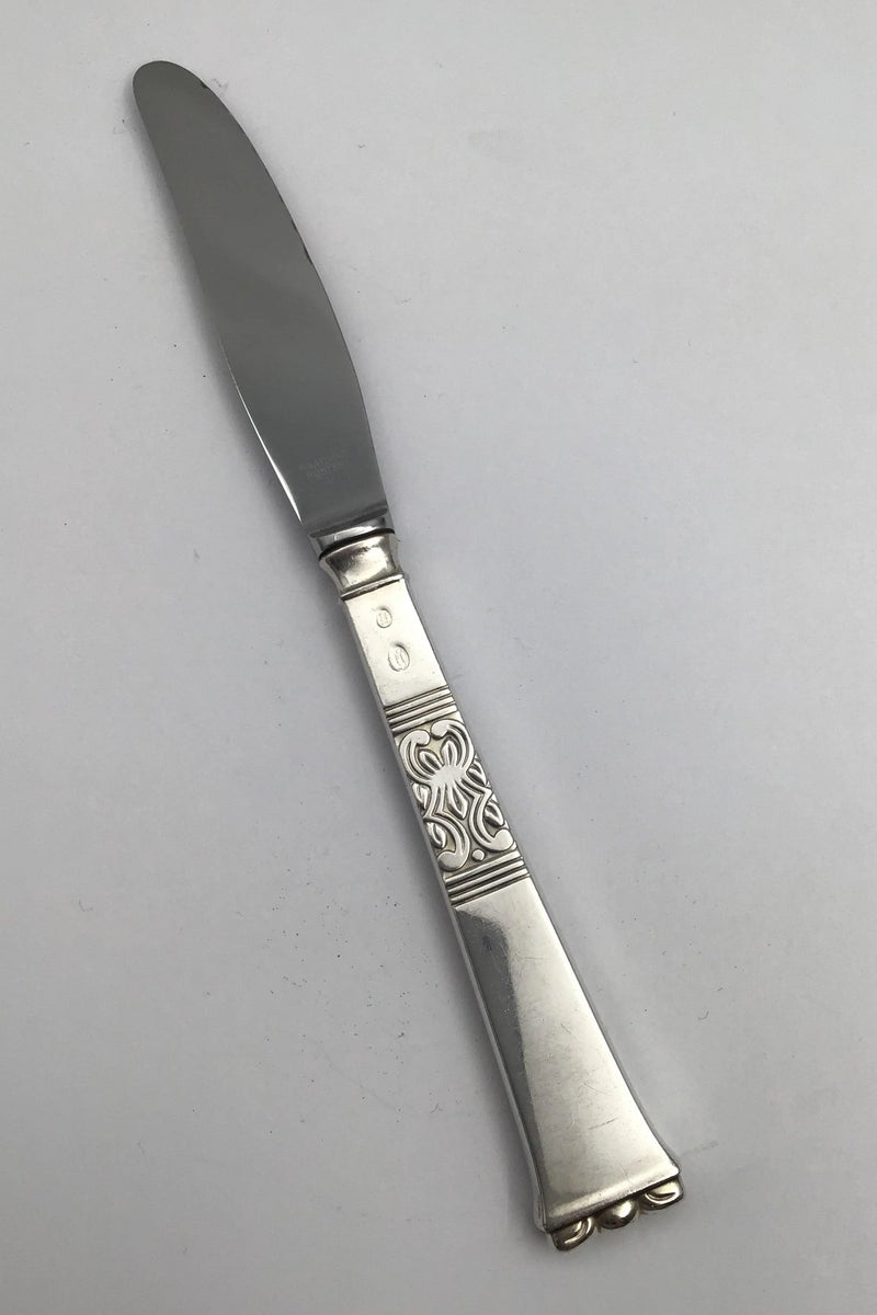 Frigast Sølv Rigsmønstret Middagskniv (Skær)