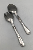 Frigast Silber / Stahl Altes geriffeltes Salatset