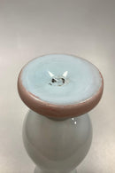 Fyns glasværk vase med Bertel Thorvaldsen motiv
