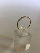 Georg Jensen 18K Gold Ring encrusted with small diamonds. No. 622