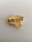 Georg Jensen 18K Gold Brosche Nr. 1100