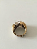 Georg Jensen Ring aus 18k Gold und Sterlingsilber Nr. 1345