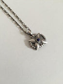Georg Jensen Annual Jewelry Anhänger Sterling Silber mit Lapislazuli 1998
