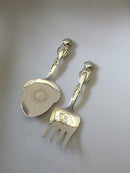 Georg Jensen Silver Ornamental Fish サービングカトラリー No 55