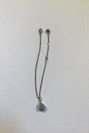 Georg Jensen Sterlingsilberarmband mit Quarzanhänger SPIRIT Nr. 475