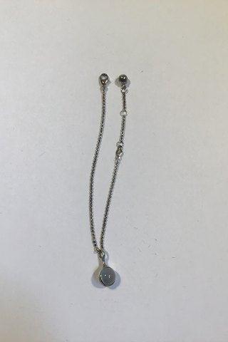 Georg Jensen Sterlingsilberarmband mit Quarzanhänger SPIRIT Nr. 475