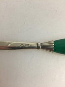 Georg Jensen Sterling Silver Letter Opener with Green Agate No 202