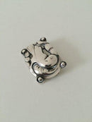 Georg Jensen Sterling Silber Brosche mit Tauben Nr. 209