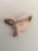 Georg Jensen Sterling Silber Taube Brosche Nr. 320