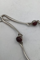 Georg Jensen Sterling Silber Halskette Nr. 240 Karneol