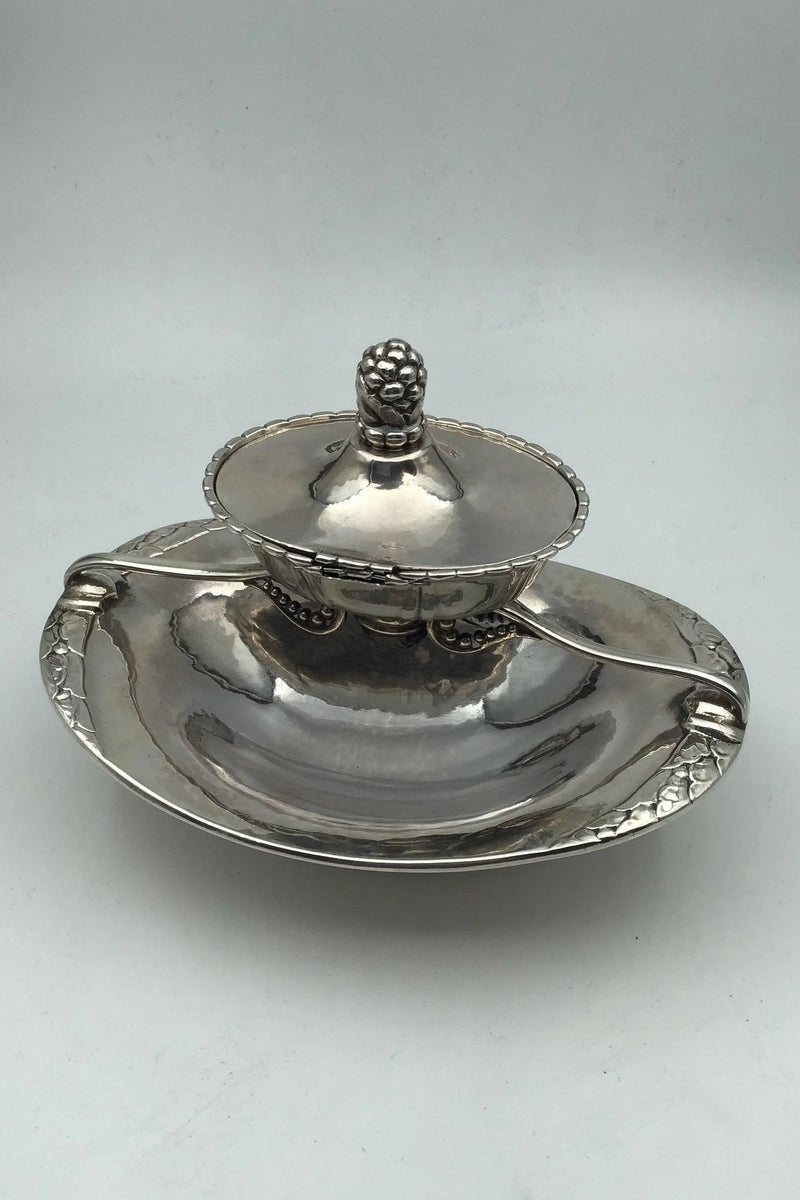 Georg Jensen Silberne Kaviarschüssel von 1915-1919